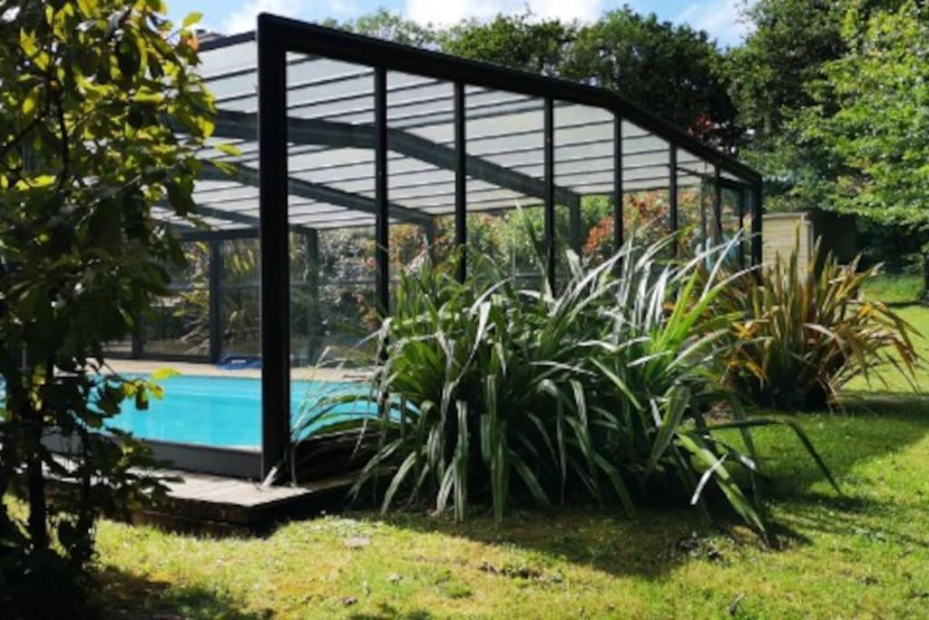 Chalet Des Fees - Piscine 크로종 외부 사진
